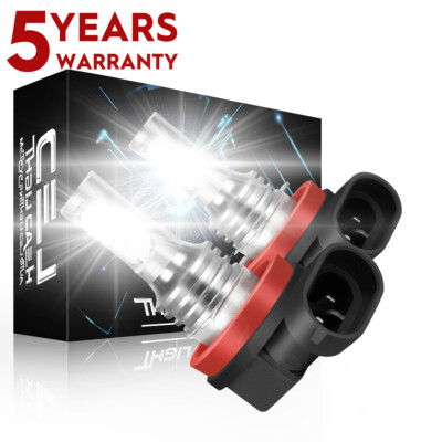 For Toyota Corolla CE LE C S Sedan 4-Door 2009-2015 H11 LED Fog light Bulbs Kit