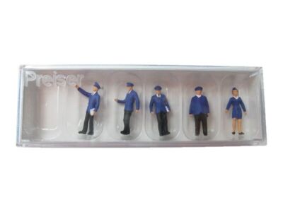 N Preiser 79011 DB Bahnpersonal 5 Figuren Eisenbahner 1:160 Set F12