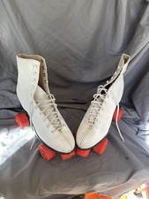 Roller Derby SKATES Women s Roller Skates OFFICIAL Size 10 White MADE IN USA
