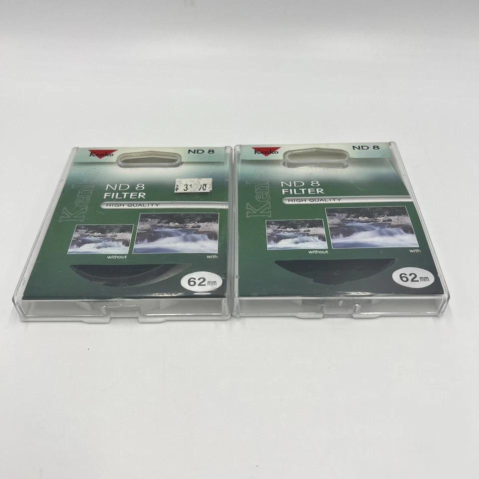 Kenko Genuine Smart Filter ND8 62mm ND Camera Lens filter Japan Set of 2  - Image 2 of 4