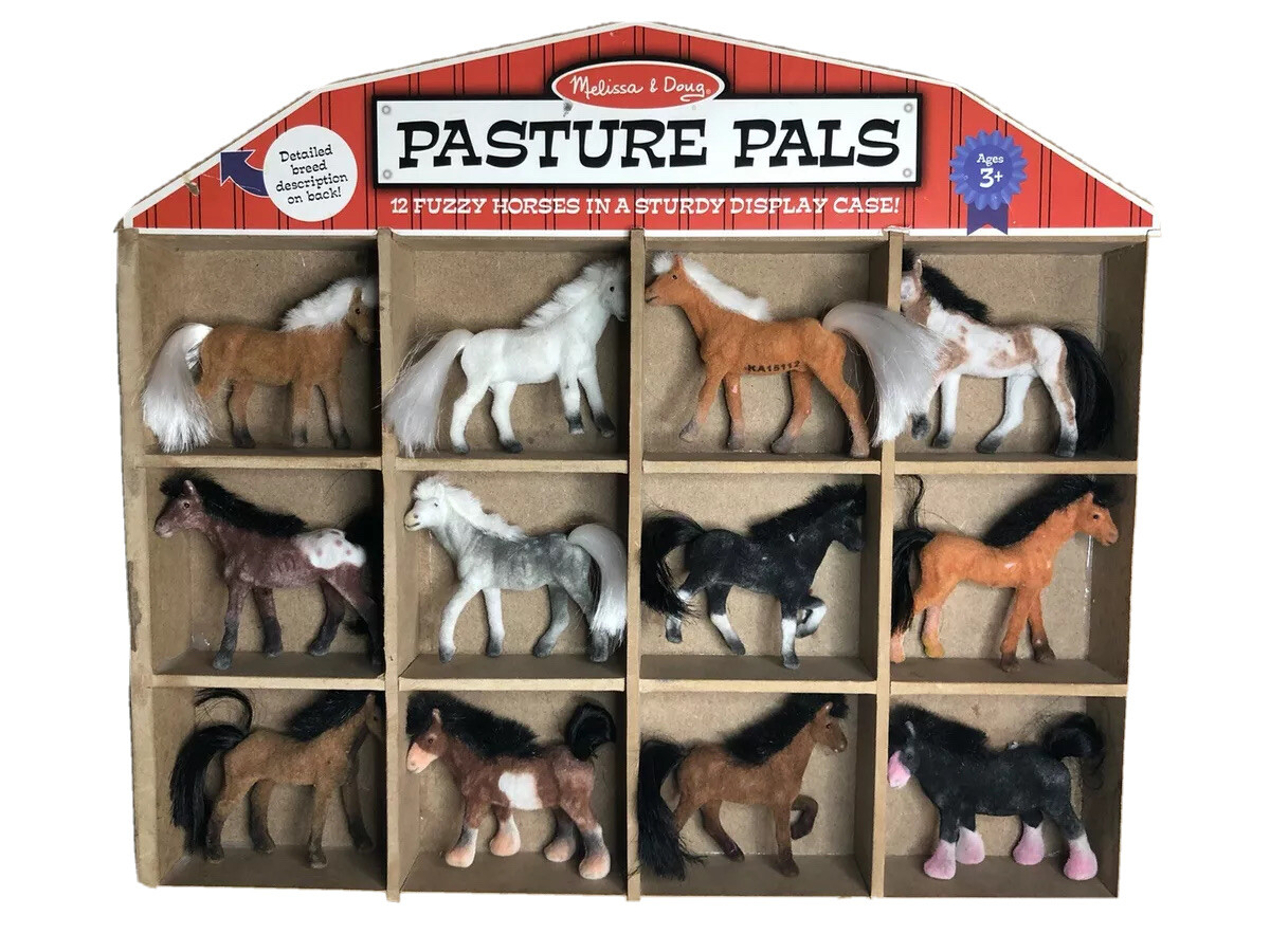 Horse Figurines Various Breeds Melissa and Doug Pasture Pals 12 Collectible