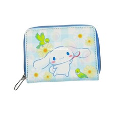 Cinnamoroll Coin Purse Zipper Wallet Card Holder Travel Pouch Blue Cute Japan