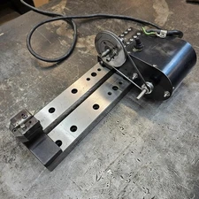 Harig Lectric Centers 6x6" Cap 2-Speed Motorized Grinding Fixture 11" Long Bed