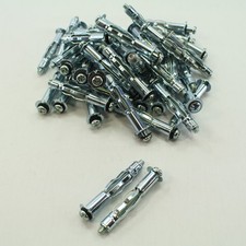 50 Metallics Long Hollow Wall Anchors 5/8"- 1-3/16" Grip Range 1/4" Screw 1007