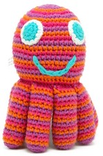 Pebble Pink Octopus Rattle, 1 EA