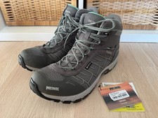 Meindl Quebec Lady Mid GTX Wanderschuh Damen Gr. 40 6,5 Grau Türkis