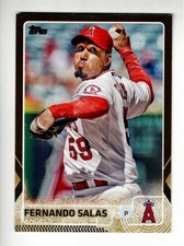 2015 Topps Update Series #US340 FERNANDO SALAS Angels /2015 GOLD Parallel