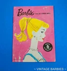 RARE 2nd Issue Vintage Barbie Doll Pink Fashion Booklet Excellent ~ 1960's