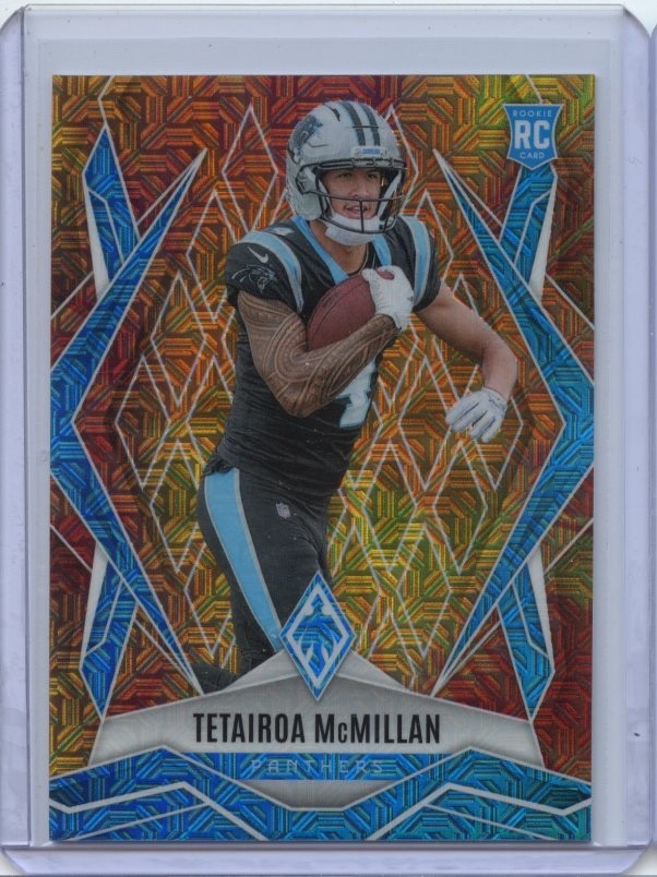 2025 Panini Phoenix Premium Box Set TETAIROA McMILLAN #155 RC FIREBURST 19/350