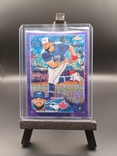 2023 Topps Chrome Baseball Alek Manoah Purple Speckle /299 Toronto Bluejays #24