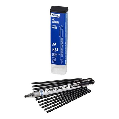 MARKAL 96133 Paint Marker, Permanent, Black 21U683