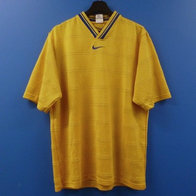 [L] Vintage Nike Trikot Shirt Heavy Material Rare 90s Sweden Training Shirt y2k