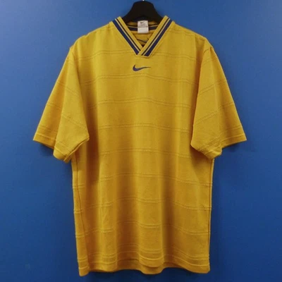 [L] Vintage Nike Trikot Shirt Heavy Material Rare 90s Sweden Training Shirt y2k - Bild 1 von 4