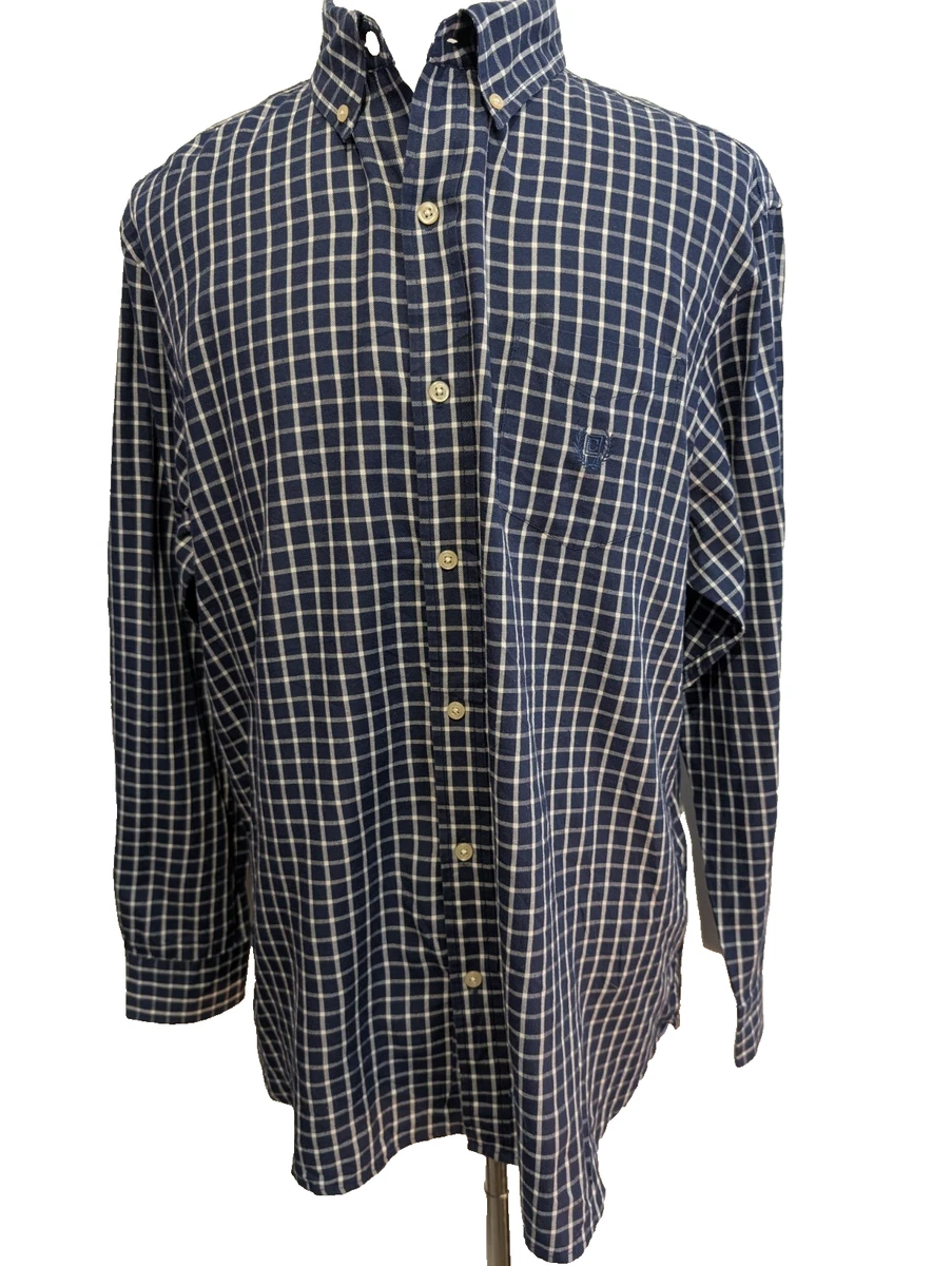 Chemise Homme Chaps Easy Care - Manches Courtes - Imprimé Homard - Taille XL - Très Bon État
