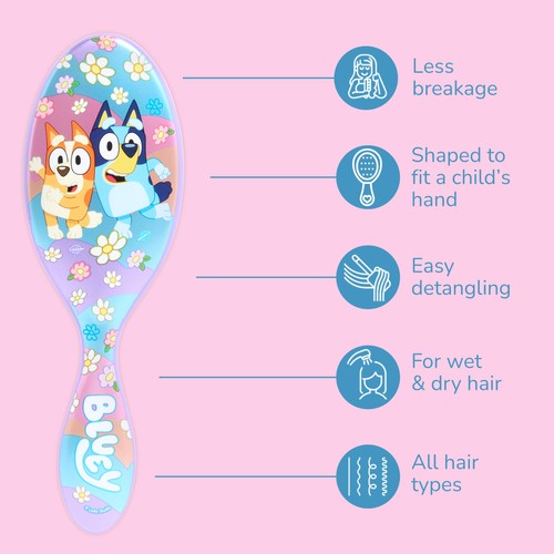 Bluey & Bingo Midi Hair Brush, Smaller Size For Little Hands, Soft Bristles D... - Picture 3 of 6