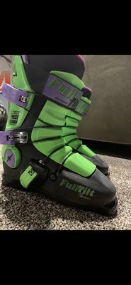 Full Tilt Classic  Men's Ski Boots Green Black Purple 3-Piece Shell Power Strap