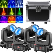 150W Moving Head Lights,18-Facet Prism Stage Lighting 8 Gobos 8 Colors Spotlight