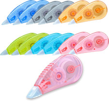 White Correction Tape, 12 Pack, 13.13 Feet Correction Tape for School and Office