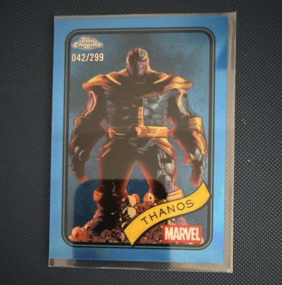 Topps Marvel Topps Chrome 2025 Thanos #158 Nummeriert 042/299 /299
