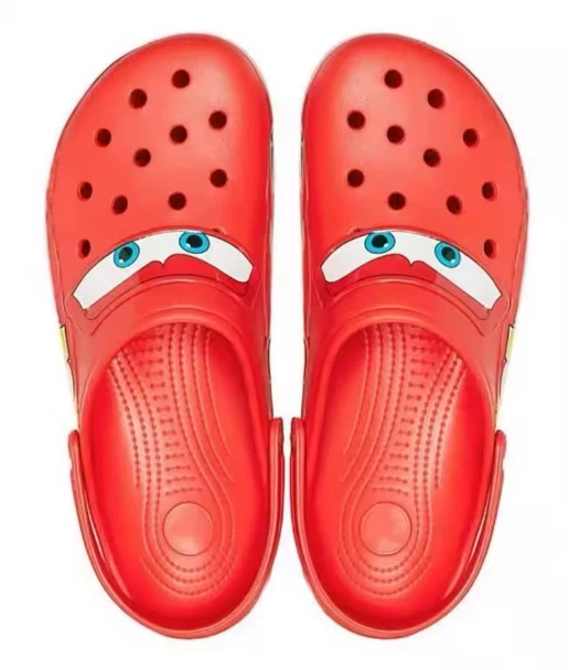 Disney Pixar Lightning Mcqueen Crocs Clogs Red Adult Unisex - Image 2 of 4