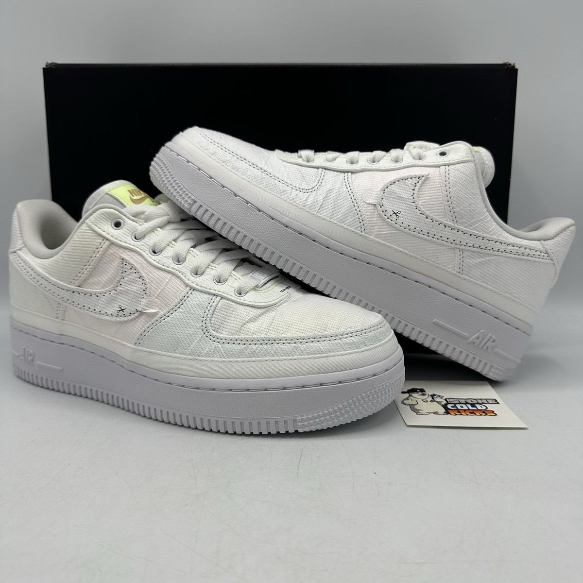 nike air force 1 low white tear away