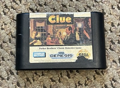 Clue (Sega Genesis, 1992) Cartridge Only - Free Shipping