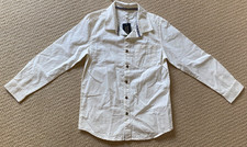 David Jones Boys Cotton Dobby Long Sleeve Dress Formal Shirt Size 12