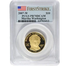 1/2 oz Proof US Mint First Spouse Gold PR/PF70 (Random Year, Label, PCGS or NGC)