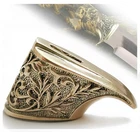 CooB Metal Knife Finger Guard Bolster Pommel FLAME for Knives Handle Making