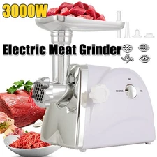 3000W Electric Meat Grinder Mincer Sausage Stuffer Filler Maker Machine Kibbe US