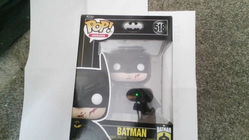 Funko Pop! Vinyl: DC Universe - Batman #518 in box, black.