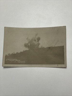 Foto: 1. Weltkrieg, Explosion einer Mine, Argonnen
