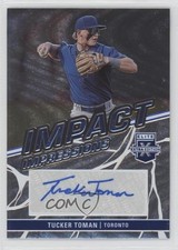 2023 Panini Elite Extra Edition Impact Impressions Tucker Toman Auto 0hm8