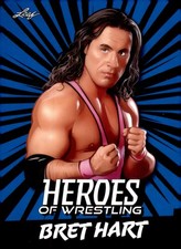 2023 Leaf Heroes Of Wrestling #B-1 Bret Hart Base Set