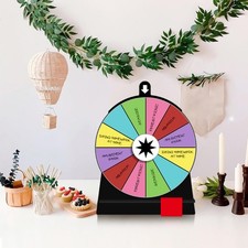 Erasable Spin Wheel For Celebration Party Reusable Whiteboard Game Spinner