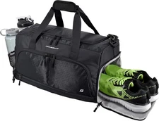 Ultimate Gym Bag 2.0: The Durable Crowdsource Designed Medium (20"), Black 