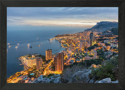 Monaco Gerahmtes Wandbild Poster Leinwanddruck Bild