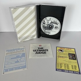 NHL 97 (Sega Saturn, 1996) Complete CIB W/ Inserts