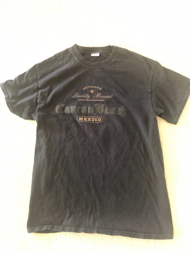Cancun Beach Mexico Black Men's T Shirt Size Medium Authentic Quality Brand