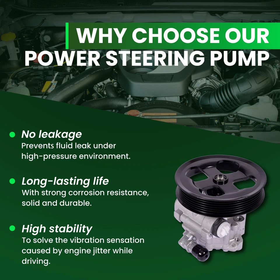 Bomba de dirección asistida apta 02-09 Audi A4 A4 Quattro 1.8L 2.0L 2002 Audi S4 2.7L Foto 3 de 4