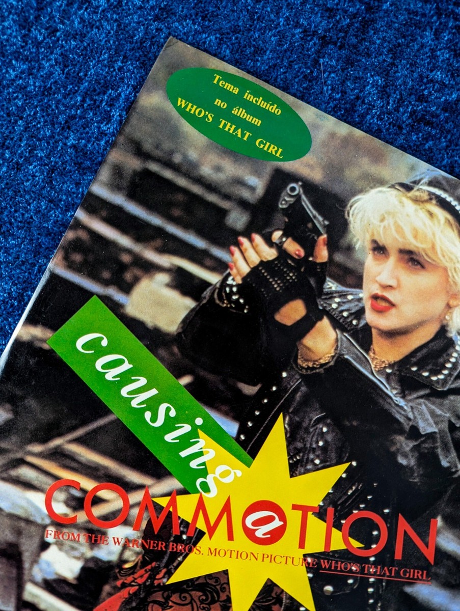 MADONNA CAUSING A COMMOTION 12'' VINYL PORTUGAL MAXI LP 1987 Who's