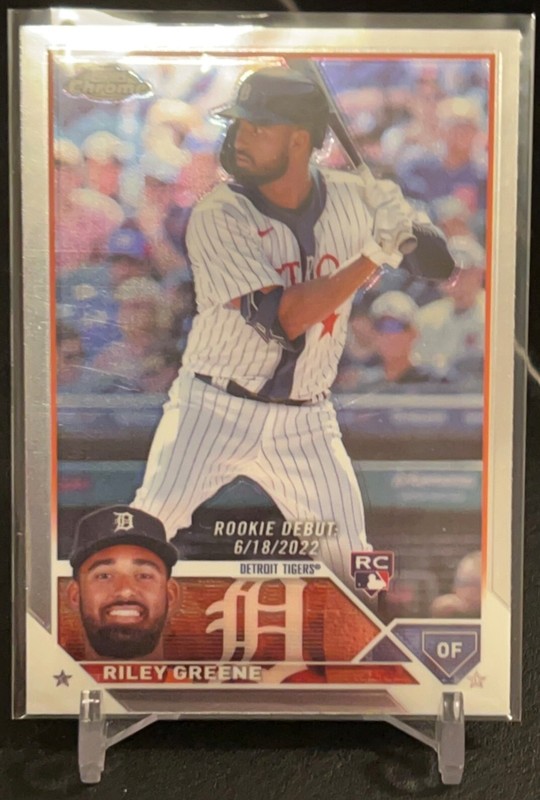 Riley Greene 2023 Topps Chrome Update Rookie Debut USC-128 Detroit Tigers RC