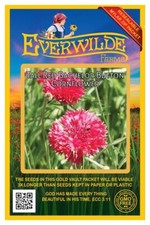 500 Tall Red Bachelor Button Cornflower Wildflower Seeds - Everwilde Farms Mylar