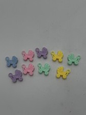 Vintage Wilton Baby Carriages Multicolor Cake Toppers Small