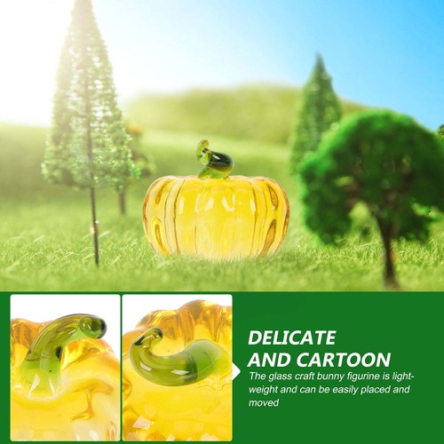 Crystal Pumpkin Artificial Plants Ornament - Picture 5 of 6
