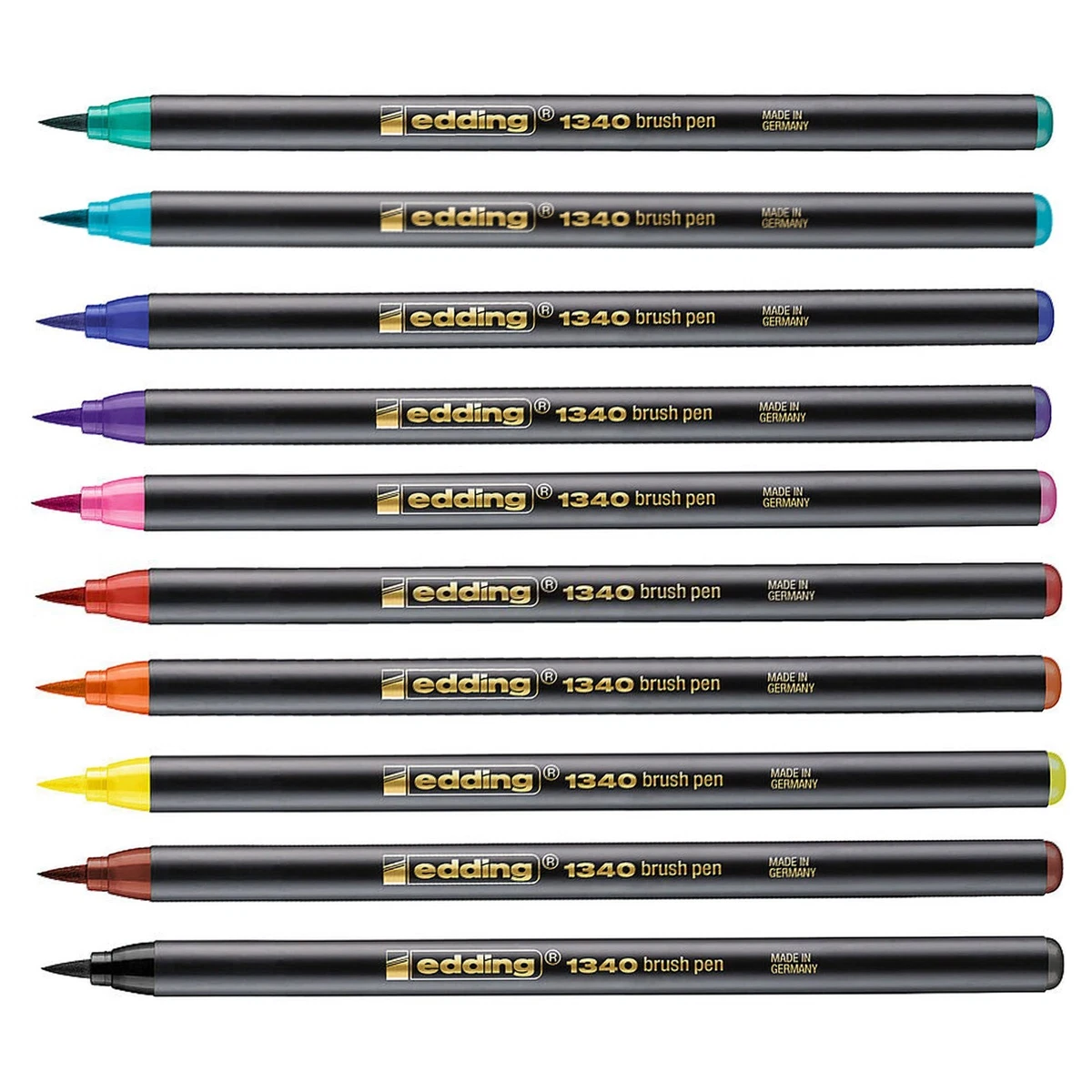 Edding 1340 Artist Brush Felt Fibre Tip Pen Brush Style Tip BUY 3 GET 1 FREE