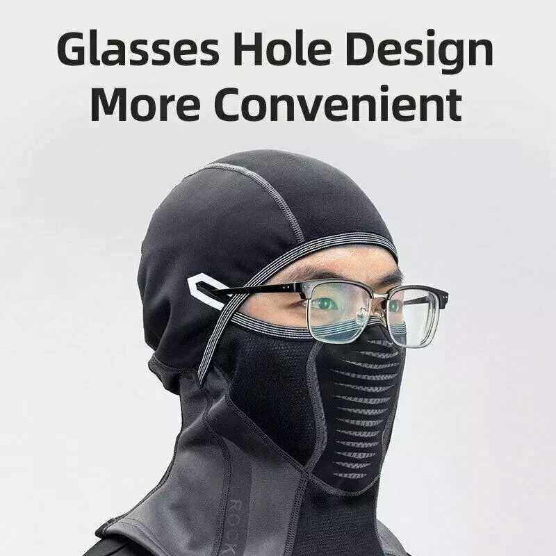 ROCKBROS Deportes al Aire Libre Máscara Facial Bufanda Mágica Calentador de Cuello Ciclismo Diadema Negra Foto 3 de 4