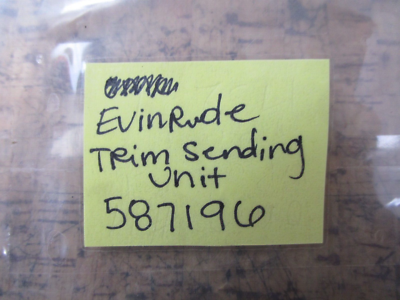 Evinrude 200hp E-tec G2 Sending Unit Assembly P/n 0587196 587196 