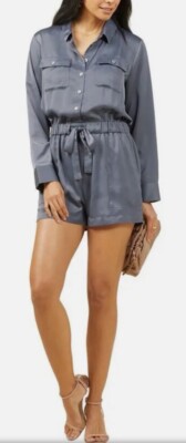 NWT Outerknown Womens Gray Benson Jumpsuit Size Medium MSRP $188