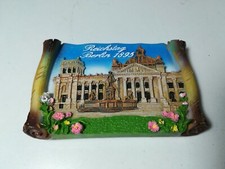 Calamita Souvenir Di Berlino 'I Love Berlin Bear' In Metallo 3D, Adesiva Su Frigorifero E Superfici Metalliche, Regalo Originale Tedesco